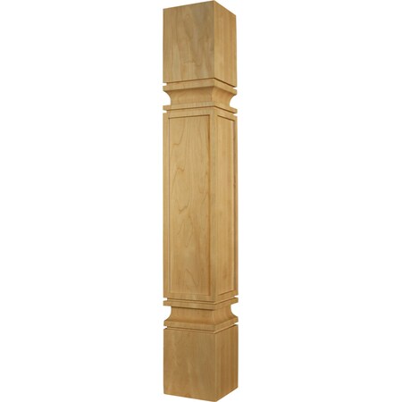 Osborne Wood Products 34 1/2 x 5 Massive Square Mission Island Leg in Cherry 1448C